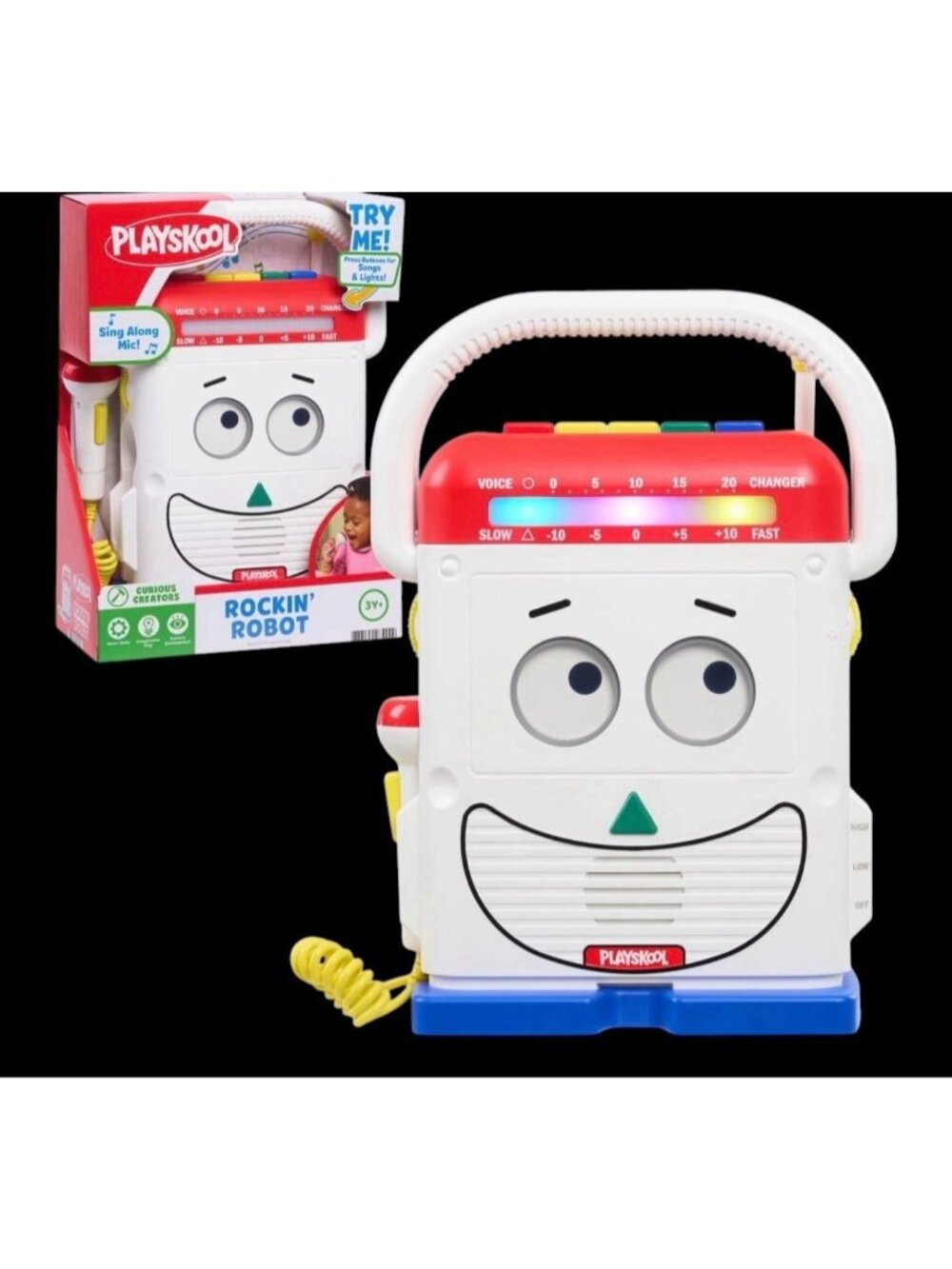 Playskool Rockin’ Robot Vintage 1991 Reissue 2026 Walmart Exclusive Karaoke NIB